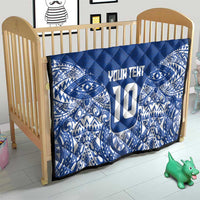 Custom Samoa Pacific Rugby 2024 Quilt Polynesian Pacific Tribal Pattern