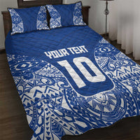 Custom Samoa Pacific Rugby 2024 Quilt Bed Set Polynesian Pacific Tribal Pattern