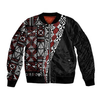 Tonga Ngatu Art Tattoo Polynesian Bomber Jacket