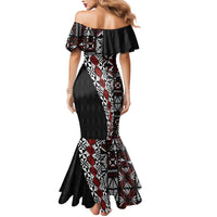 Tonga Ngatu Art Tattoo Polynesian Mermaid Dress