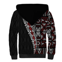 Tonga Ngatu Art Tattoo Polynesian Sherpa Hoodie