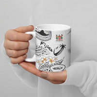 Fijian Traditional Culture Ceramic Mug Tapa Tribal Tattoos - Polynesian Pride