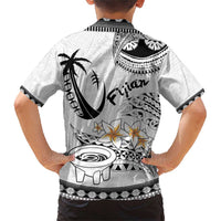 Fijian Traditional Culture Family Matching Short Sleeve Bodycon Dress and Hawaiian Shirt Tapa Tribal Tattoos - Polynesian Pride