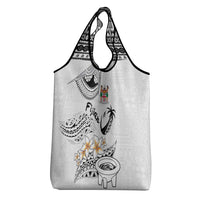 Fijian Traditional Culture Grocery Bag Tapa Tribal Tattoos - Polynesian Pride