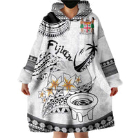 Fijian Traditional Culture Wearable Blanket Hoodie Tapa Tribal Tattoos - Polynesian Pride