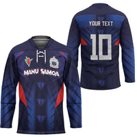 Custom Rugby Samoa Hockey Jersey Siva Tau Spirit Sporty Vibes - Polynesian Pride