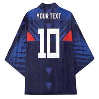 Custom Rugby Samoa Kimono Siva Tau Spirit Sporty Vibes - Polynesian Pride