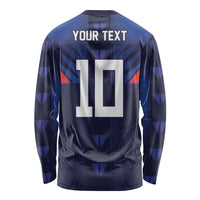 Custom Rugby Samoa Long Sleeve Shirt Siva Tau Spirit Sporty Vibes - Polynesian Pride