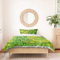 Cook Islands Vaa Polynesian Art Tattoo Bedding Set National Color