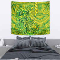 Cook Islands Vaa Polynesian Art Tattoo Tapestry National Color