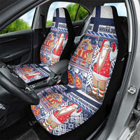 Yule Goat Joulupukki Finnish Christmas Car Seat Cover Scandinavian Pattern LT03 - Polynesian Pride