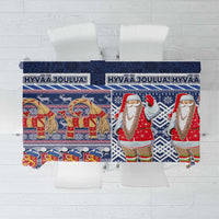 Yule Goat Joulupukki Finnish Christmas Tablecloth Scandinavian Pattern