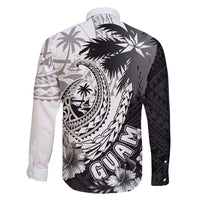 Hafa Adai Guam Family Matching Mermaid Dress and Hawaiian Shirt Polynesian Palm Tree Tattoo Hibiscus and Plumeria Art LT03 - Polynesian Pride