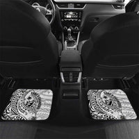 Guam-Land of the Chamorro Car Mats Polynesian Tattoo Style Hibiscus and Plumeria Art