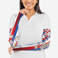 Hawaiian Polynesian Tribal Turtles Arm Sleeves with Lei and Flag Style
