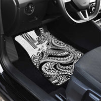 Hawaiian Tribal Manta Ray Car Mats Kakau Tattoo and Polynesian Art Motif Pattern