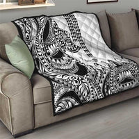 Hawaiian Tribal Manta Ray Quilt Kakau Tattoo and Polynesian Art Motif Pattern