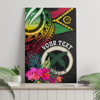 Vanuatu 44th Anniversary Canvas Wall Art Boars Tusk Tugeta Yumi Selebretem Indipendens Dei