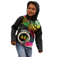 Vanuatu 44th Anniversary Kid Hoodie Boars Tusk Tugeta Yumi Selebretem Indipendens Dei