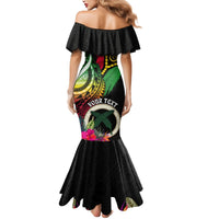 Personalised Vanuatu 44th Anniversary Mermaid Dress Boars Tusk Tugeta Yumi Selebretem Indipendens Dei LT03 - Polynesian Pride