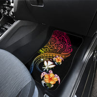 Polynesia Hawaii Turtle Day Car Mats Hibiscus and Kanaka Maoli