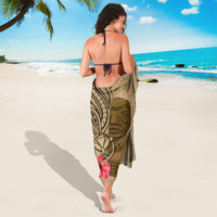 Hawaii Kanaloa Tiki Sarong Polynesian Tattoo and Tapa Pattern