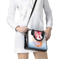 Hawaiki Nui Va'a Solo French Polynesia Shoulder Handbag Red Color