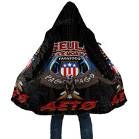 American Samoa Fautasi Cloak Pago Pago Aeto and Iseula o le Moana of Fagatogo Black Color - Polynesian Pride