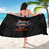 American Samoa Fautasi Sarong Pago Pago Aeto and Iseula o le Moana of Fagatogo Black Color - Polynesian Pride