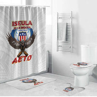 American Samoa Fautasi Bathroom Set Pago Pago Aeto and Iseula o le Moana of Fagatogo White Color - Polynesian Pride