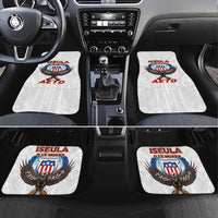 American Samoa Fautasi Car Mats Pago Pago Aeto and Iseula o le Moana of Fagatogo White Color - Polynesian Pride