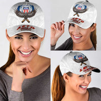 American Samoa Fautasi Classic Cap Pago Pago Aeto and Iseula o le Moana of Fagatogo White Color LT03 - Polynesian Pride