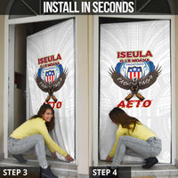 American Samoa Fautasi Door Cover Pago Pago Aeto and Iseula o le Moana of Fagatogo White Color - Polynesian Pride