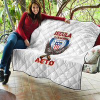 American Samoa Fautasi Quilt Pago Pago Aeto and Iseula o le Moana of Fagatogo White Color LT03 - Polynesian Pride