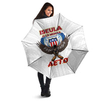 American Samoa Fautasi Umbrella Pago Pago Aeto and Iseula o le Moana of Fagatogo White Color - Polynesian Pride