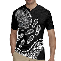 Hawaii Running Rugby Jersey Polynesian Tribal Tattoo