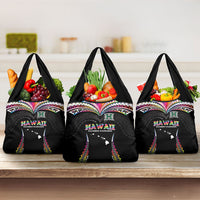 Hawaii Rainbow Warriors Grocery Bag Polynesian Motif Special Edition Rainbow Gradient