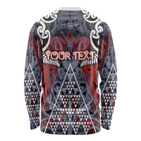 Personalised Aotearoa Iwi Ngapuhi Long Sleeve Shirt Maori Motif Tribal