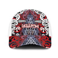 Aotearoa Iwi Ngapuhi Mesh Trucker Cap Maori Motif Tribal