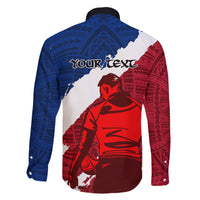 custom-samoa-rugby-family-matching-short-sleeve-bodycon-dress-and-hawaiian-shirt-siva-tau-dance-polynesian-tattoo-brush-style