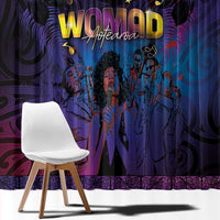 Aotearoa Arts Festival 2025 Window Curtain Maori Music Art Dance - Rhythmic Vibes