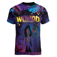 Aotearoa Arts Festival 2025 Women V-Neck T-Shirt Maori Music Art Dance - Rhythmic Vibes LT03 - Polynesian Pride