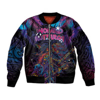 Aotearoa Arts Festival 2025 Bomber Jacket Maori Performing Art and Music - Rhythmic Vibes