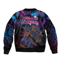 Aotearoa Arts Festival 2025 Bomber Jacket Maori Performing Art and Music - Rhythmic Vibes