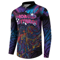 Aotearoa Arts Festival 2025 Button Sweatshirt Maori Performing Art and Music - Rhythmic Vibes