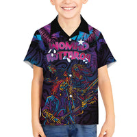 Aotearoa Arts Festival 2025 Family Matching Long Sleeve Bodycon Dress and Hawaiian Shirt Maori Performing Art and Music - Rhythmic Vibes