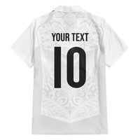 Custom New Zealand Football Hawaiian Shirt The Whites-Sporty T90 Style LT03 - Polynesian Pride