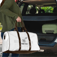 Custom New Zealand Football Travel Bag The Whites-Sporty T90 Style LT03 - Polynesian Pride