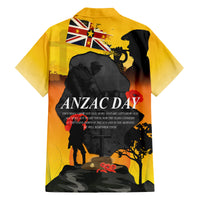 Niue ANZAC Day Family Matching Off Shoulder Maxi Dress and Hawaiian Shirt Soldier and Gallipoli Lest We Forget LT03 - Polynesian Pride