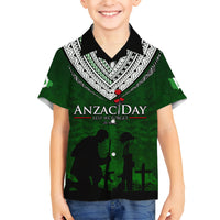 Norfolk Island ANZAC Day Hawaiian Shirt Soldier Lest We Forget Camouflage LT03 - Polynesian Pride